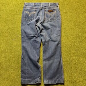 Vintage Wrangler Workwear Jeans Made in USA  34x29 Faded Distressed 85410
